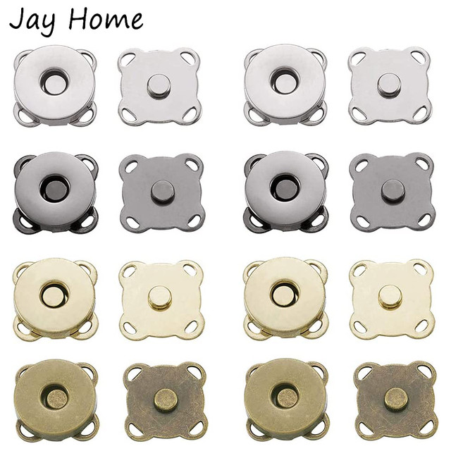 Magnetic Snap Fasteners Handbags  Sew Magnetic Snap Magnet Button - 10/8  Sets Snap - Aliexpress